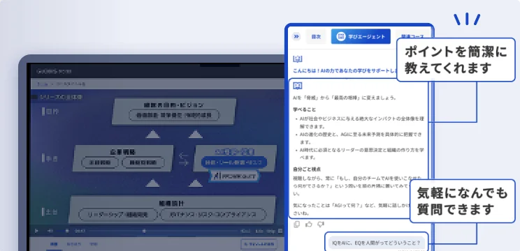 AIによる要点整理機能のイメージ画像
