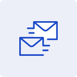 メール配信で受講者とコミュニケーションを行い受講を促進のイメージアイコン