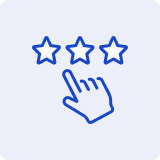 管理者・部門リーダー・受講者で権限を設定し、必要な情報だけを表示のイメージアイコン