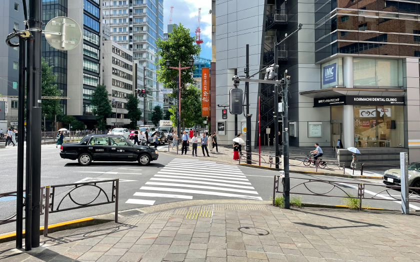 半蔵門駅~東京校アネックスへの道順8