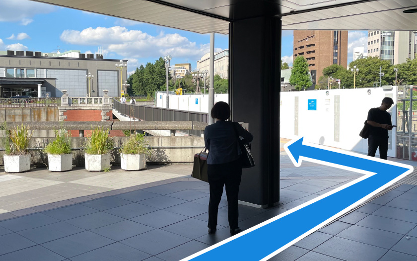 四ツ谷駅~東京校への道順2
