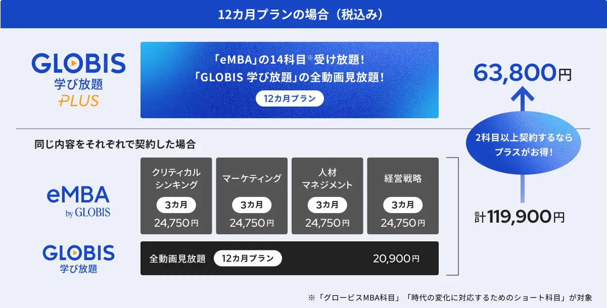 12カ月プランの場合の図