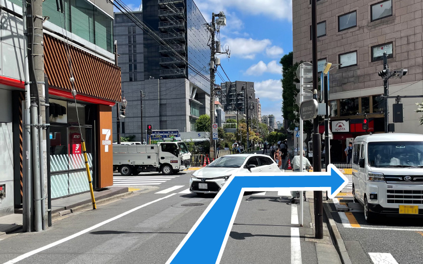 四ツ谷駅～東京校への道順10