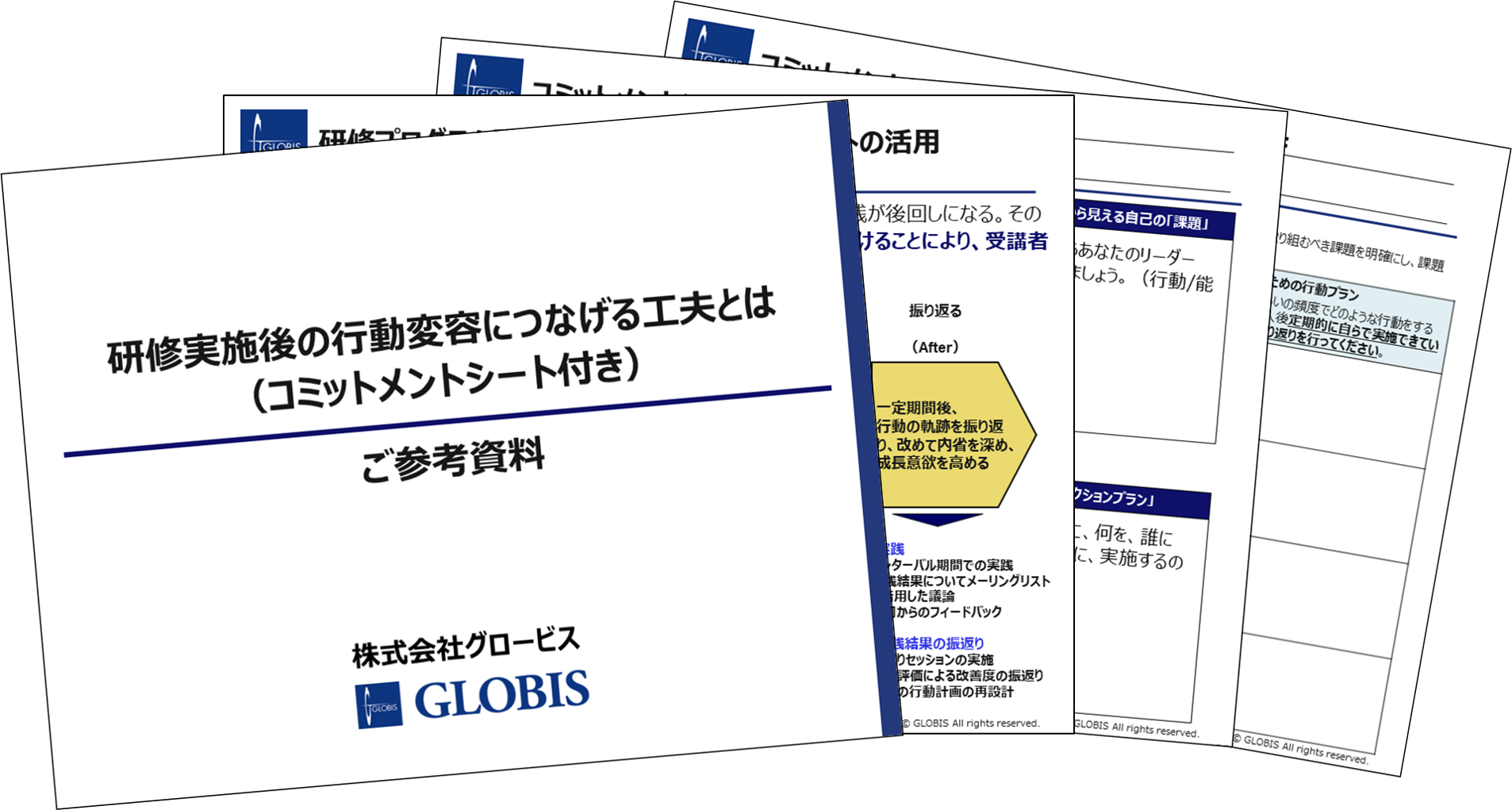 研修実施後の行動変容につなげる工夫とは（コミットメントシート付き）